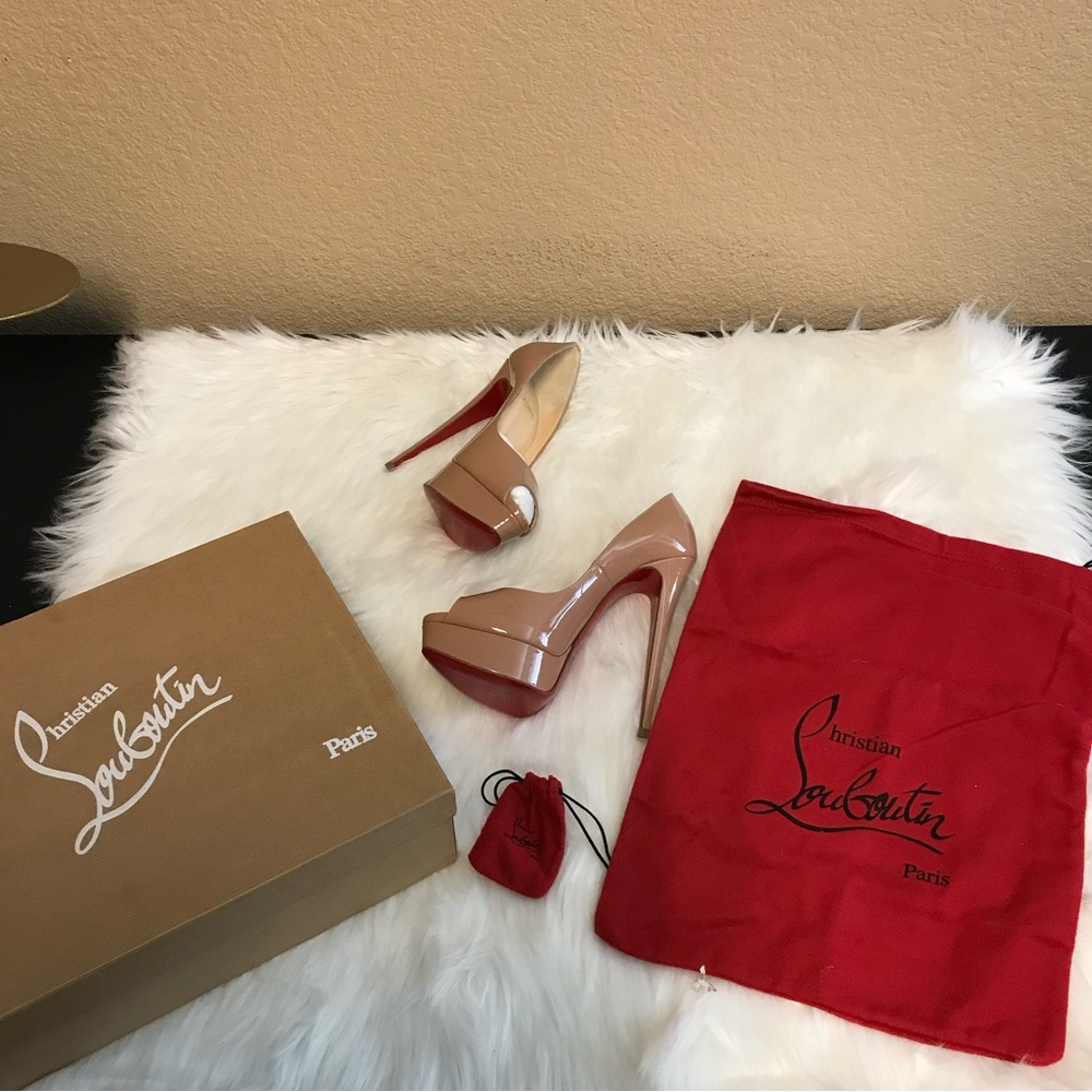 Brand new Christian Louboutin lady peep 150 size 38.5